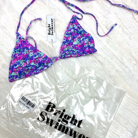 Bright swimwear Maria top in colour “flashdance”. New with tag! Size small. - Picture 2 of 4